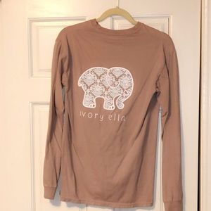 Ivory Ella Long-Sleeve Tee
